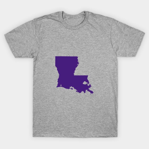 Louisiana Purple T-Shirt by AdventureFinder